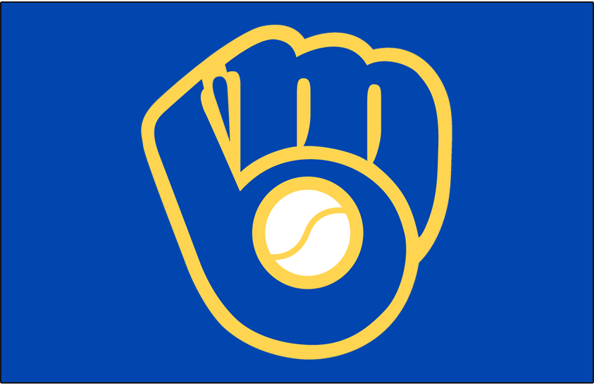 Milwaukee Brewers 2006-2019 Cap Logo vinyl decal